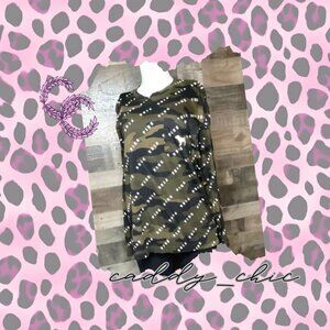 VS PINK Camo Long Sleeve Campus Tee - Size Medium - EUC